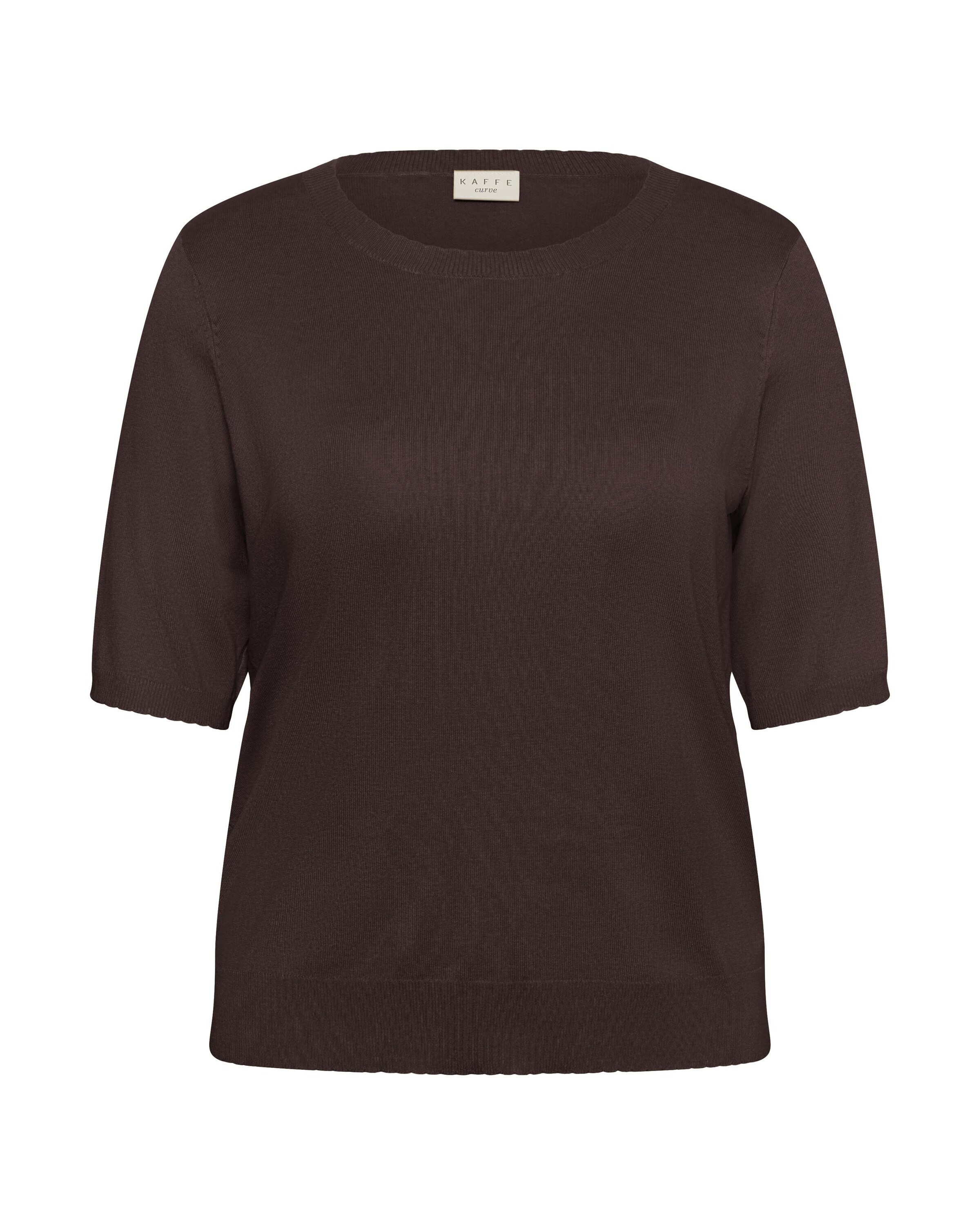 Pull-over 'KCLizzy' KAFFE CURVE en marron : devant