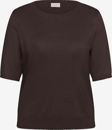 Pull-over 'KCLizzy' KAFFE CURVE en marron : devant