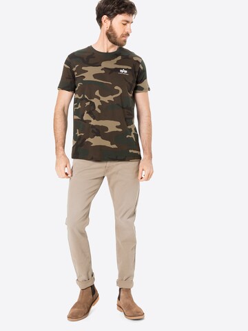 ALPHA INDUSTRIES Regular Fit Shirt in Grün