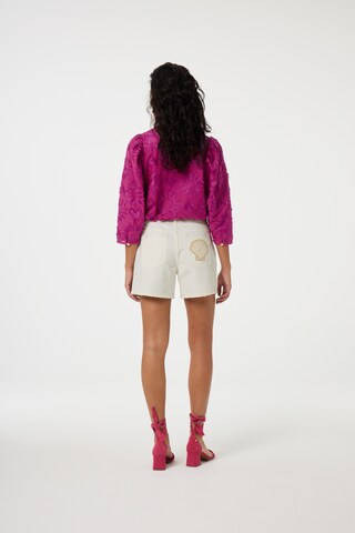Fabienne Chapot Regular Broek in Wit