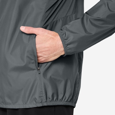 ASICS Athletic Jacket in S in Grey, Item view