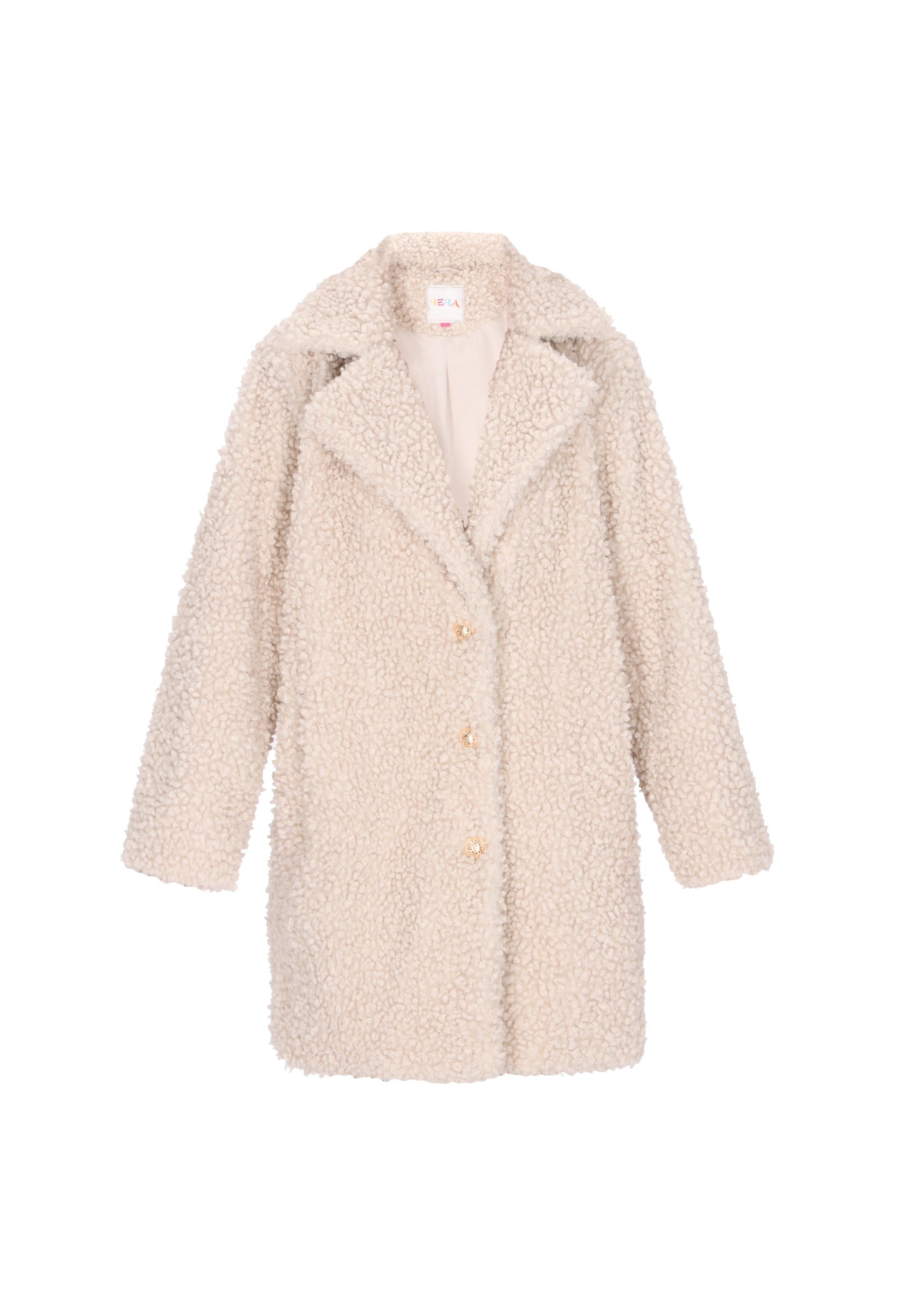 bēšs IZIA Starpsezonu mētelis: no priekšpuses