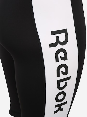 Skinny Pantaloni sportivi di Reebok in nero