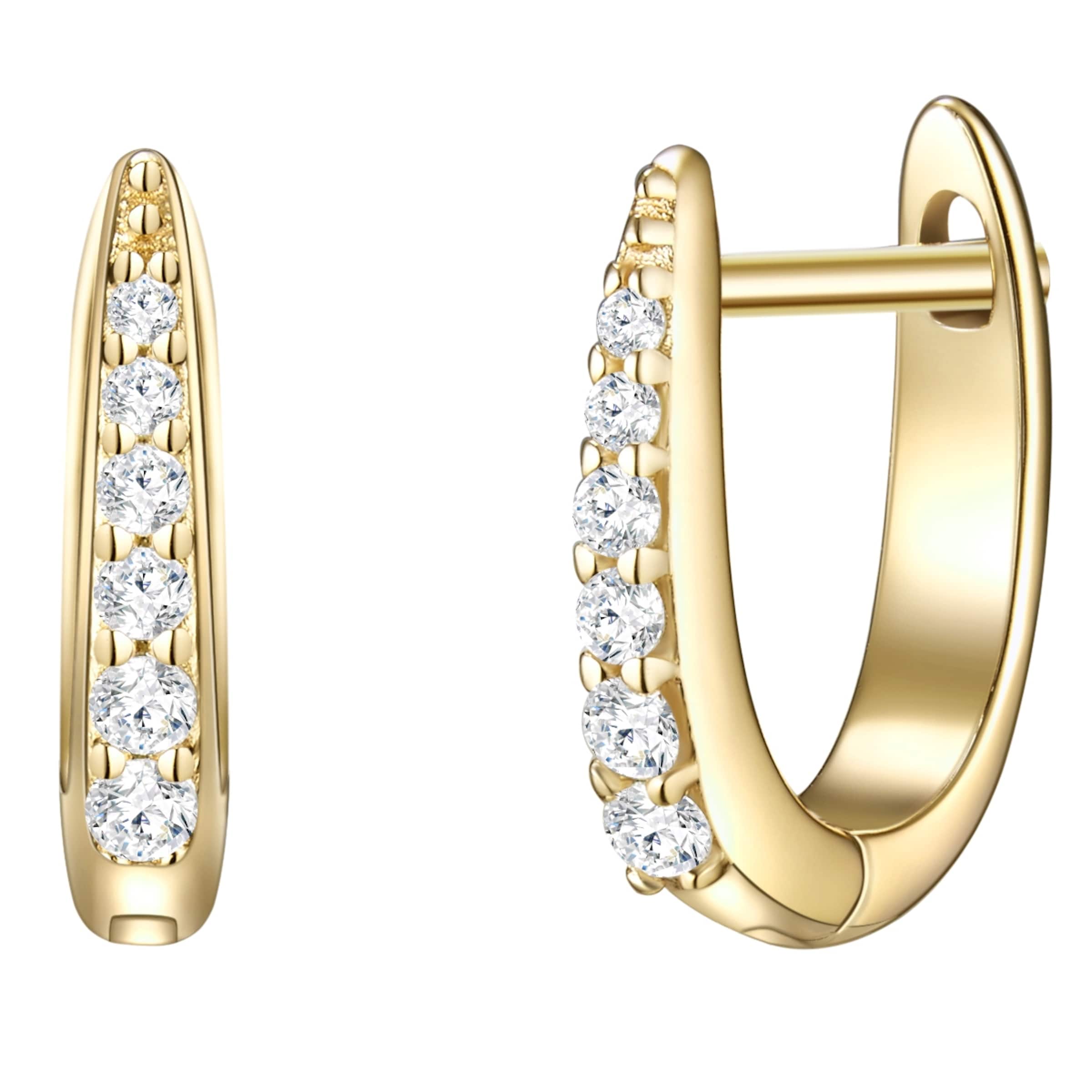 Glanzstücke München Oorbellen in Goud: voorkant