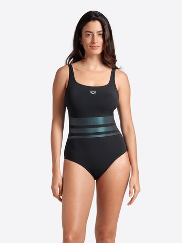 Bustier Maillot de bain sport 'Rosa' ARENA en noir : devant
