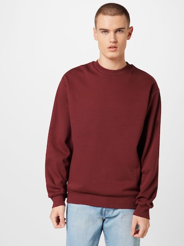 ABOUT YOU Sweatshirt 'Dario' in Red: front