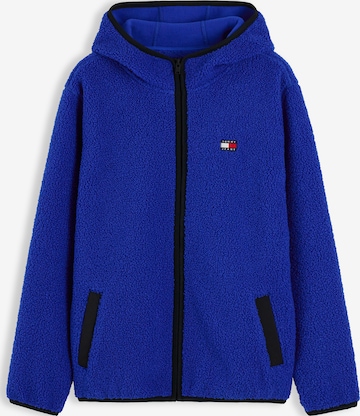 Tommy Jeans Fleecejacka i blå: framsida