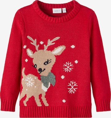 NAME IT Sweater in Red: front