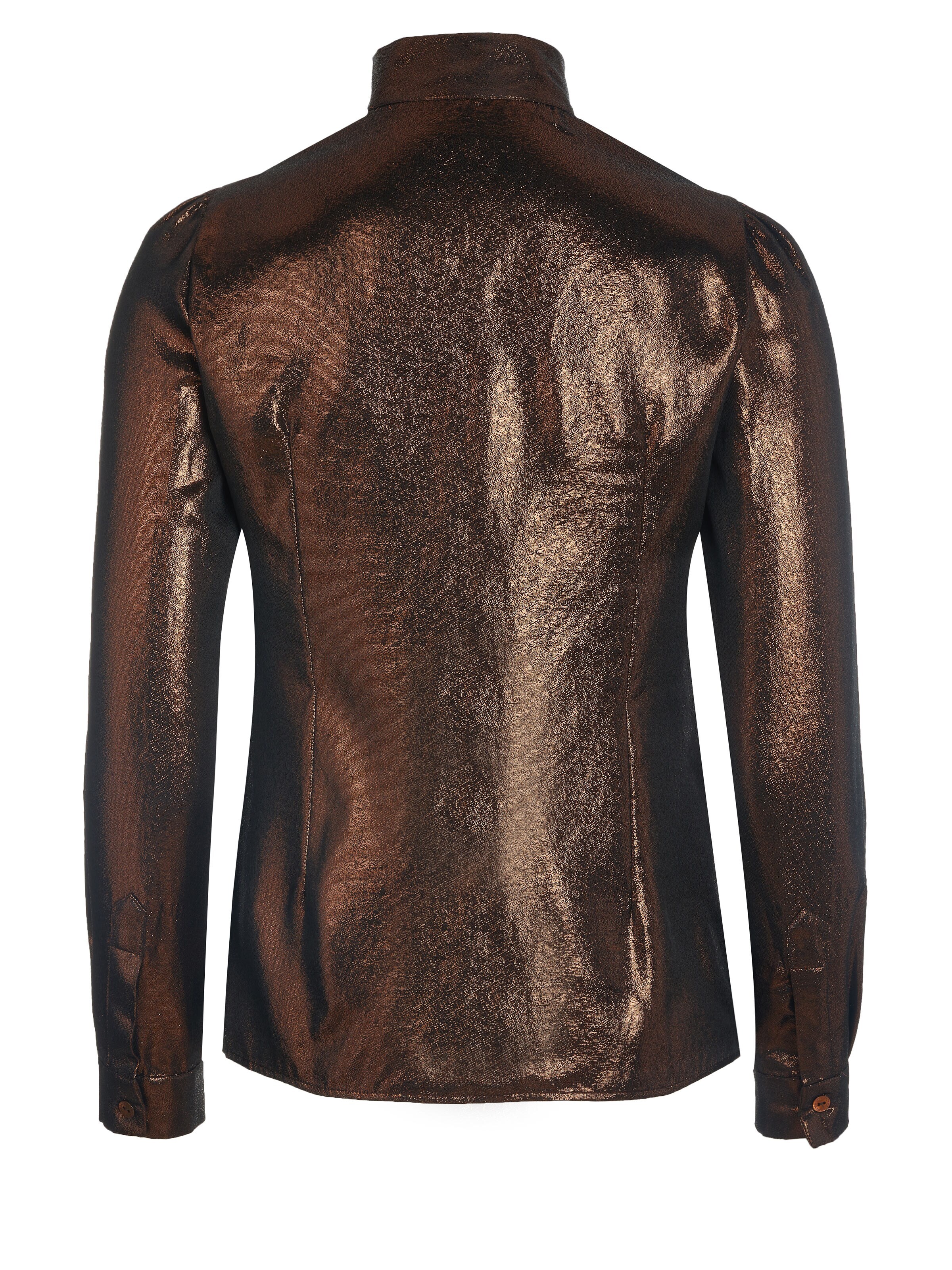 DOLCE & GABBANA Bluse 'Dolce & Gabbana Bluse'‌‌‌‌‌‌‌ in Braun