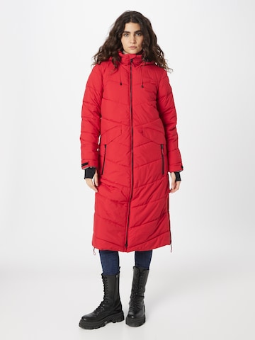 Manteau outdoor KILLTEC en rouge : devant