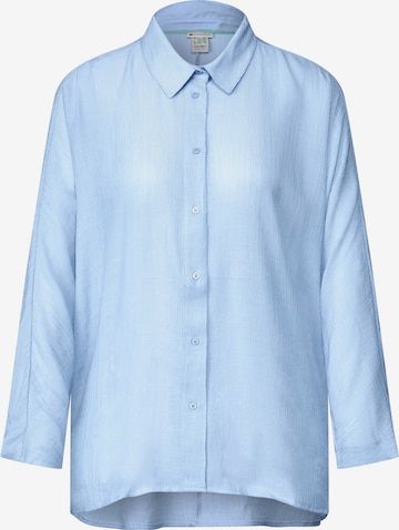 STREET ONE Blouse in Blauw: voorkant