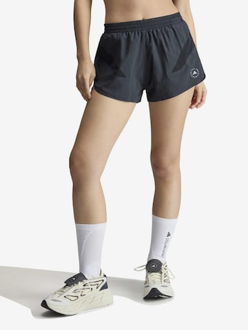 ADIDAS BY STELLA MCCARTNEYLoosefit Sportske hlače - crna boja: prednji dio