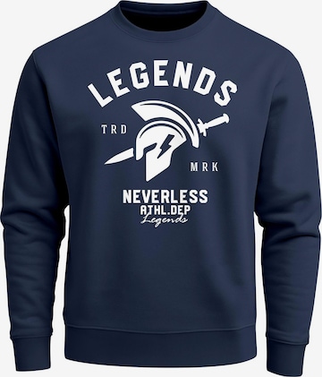 Neverless Sweatshirt 'Legends' in Blau: Vorderseite