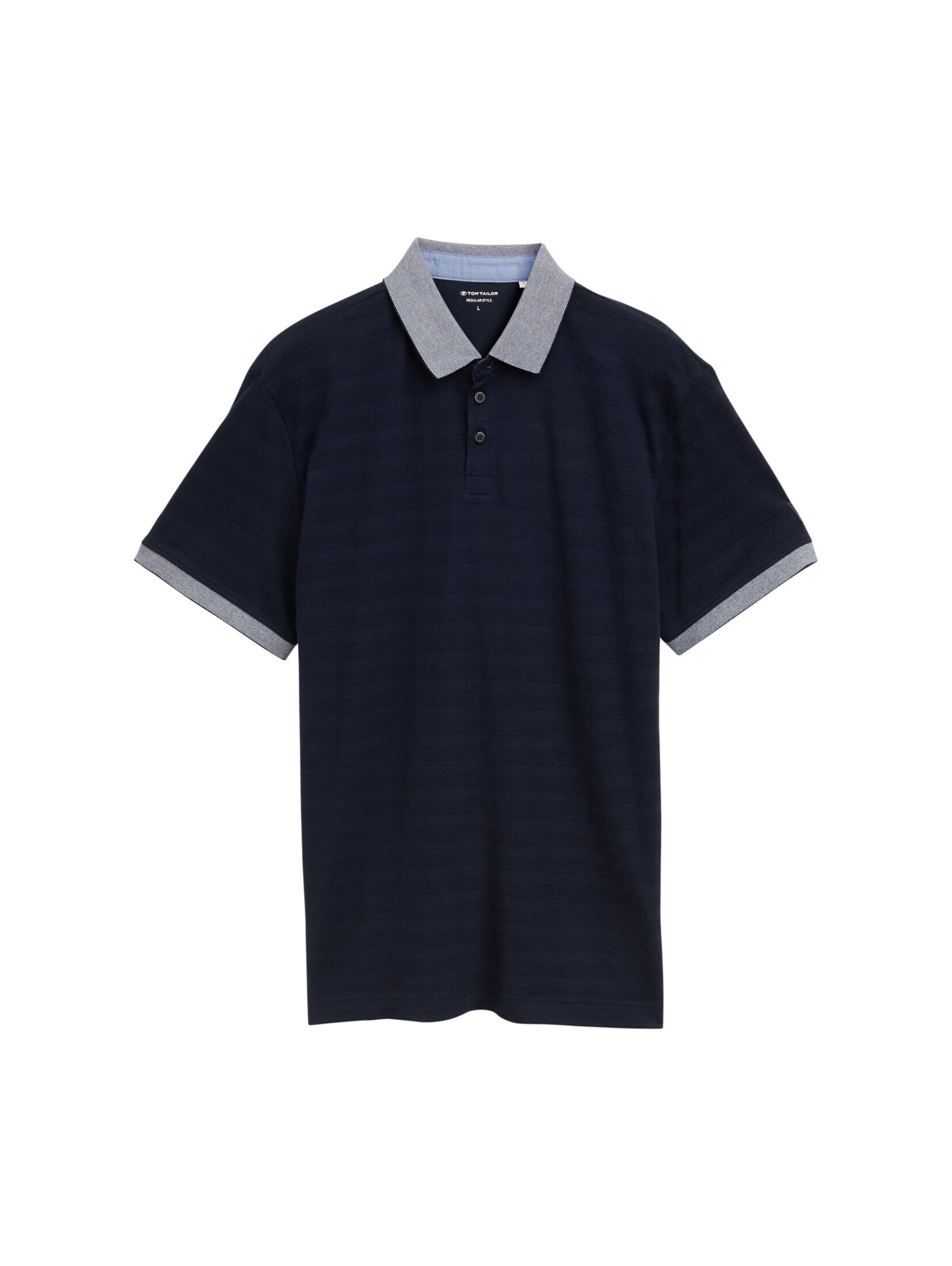 TOM TAILOR Poloshirt in Blau: Vorderseite