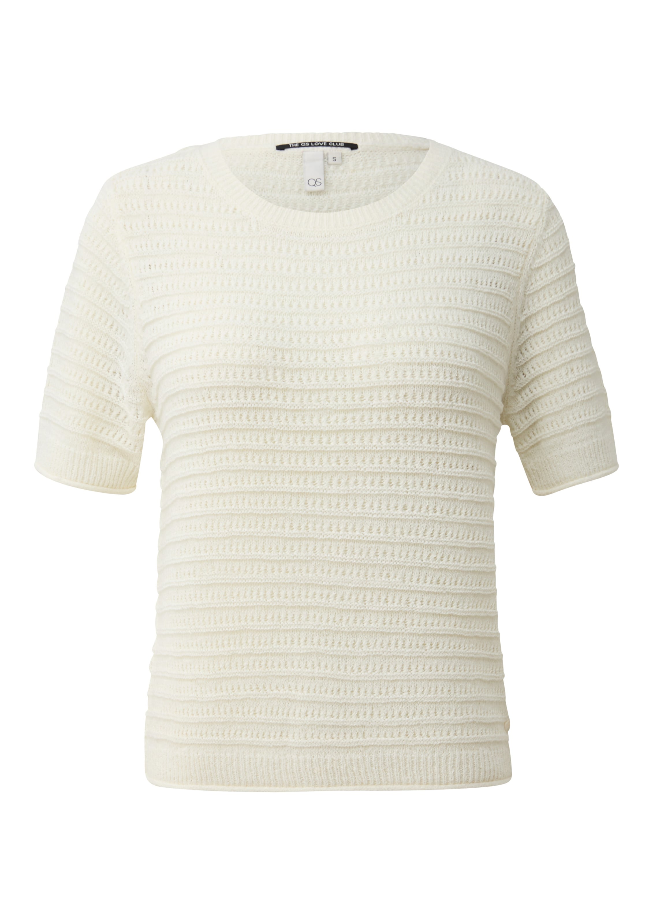 QS Πουλόβερ σε μπεζ: μπροστά