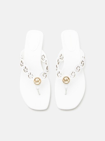 MICHAEL Michael Kors Klipklappere 'JANIE' i hvid