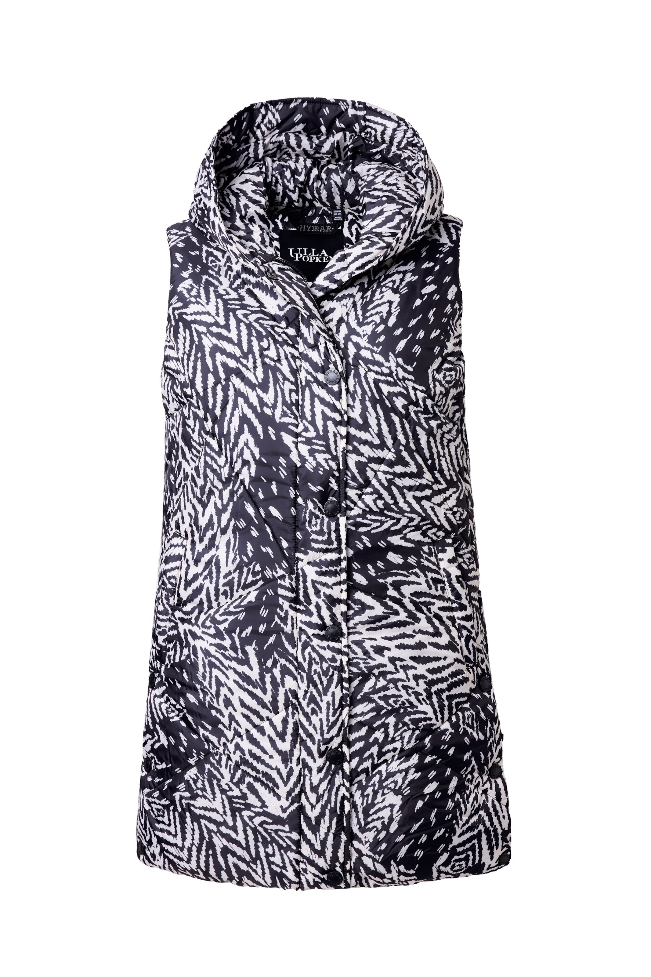 Ulla Popken Weste in Schwarz: Vorderseite