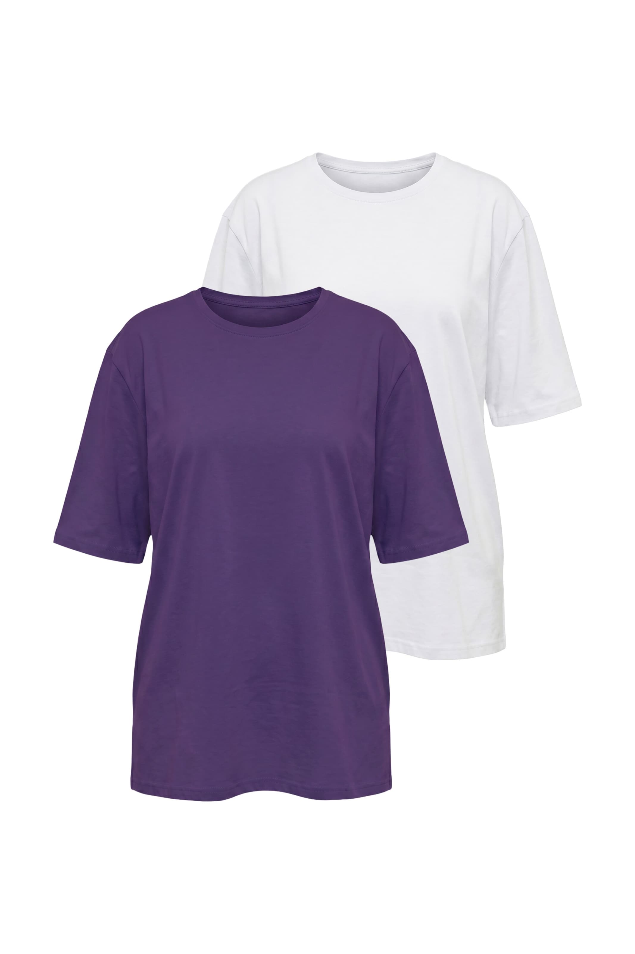 Ulla Popken Shirt in Purple: front