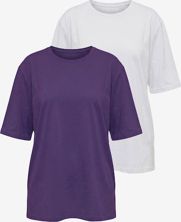 Ulla Popken Shirt in Purple: front