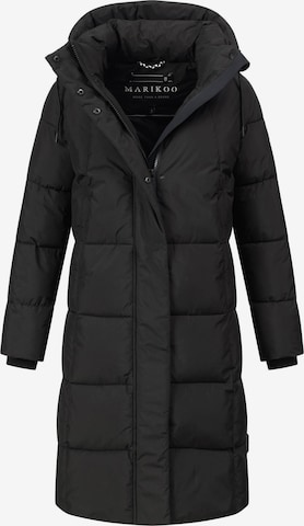 MARIKOO Mantel 'Tabiaa' in Schwarz: Vorderseite