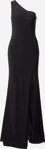 LUXUAR Evening Dress in Black: front