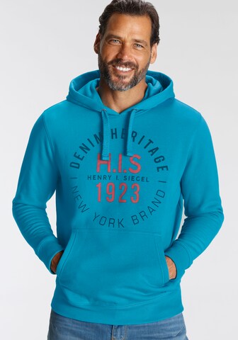 H.I.S Sweatshirt in Blue