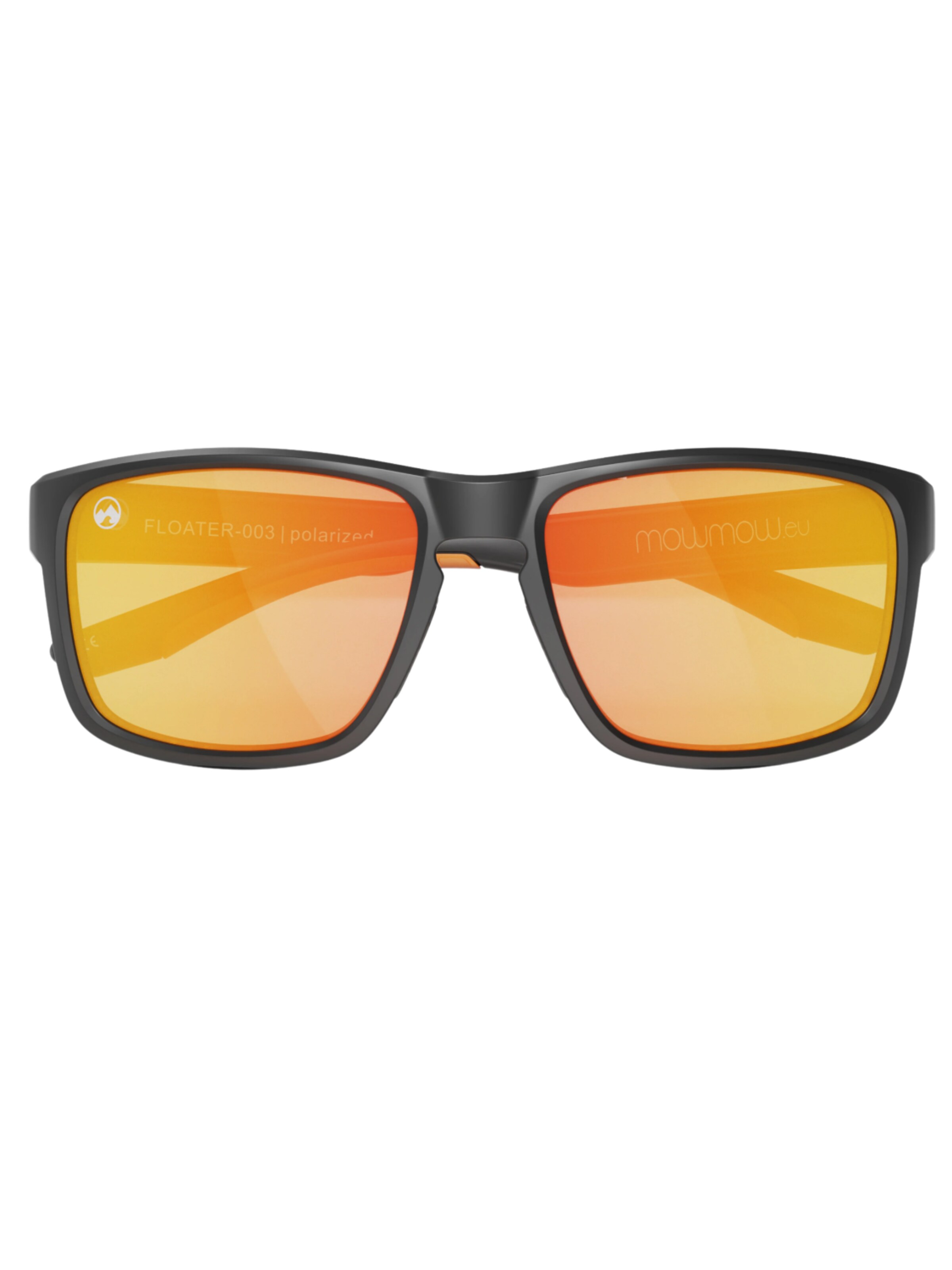 Mowmow Sportzonnebril 'MowMow Floater Sunglasses - Sports Glasses - Cycling Glasses - Floating Sunglasses - Polarized - Men - Women' in Oranje