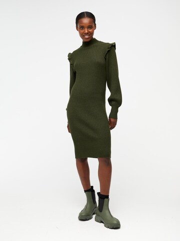 OBJECT Knitted dress 'Diva' in Green