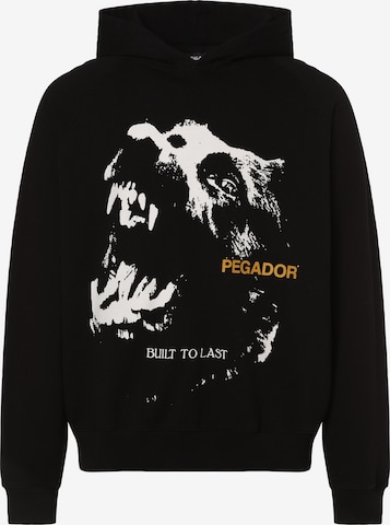 Pegador Sweatshirt in Zwart: voorkant