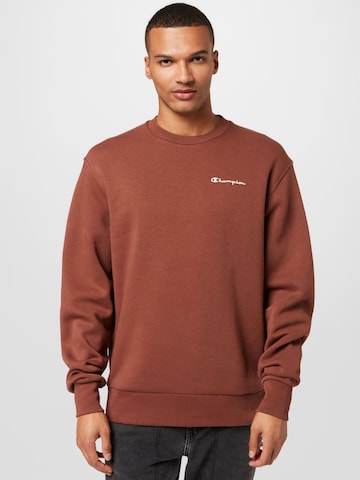 Champion Authentic Athletic Apparel Sweatshirt in Braun: predná strana