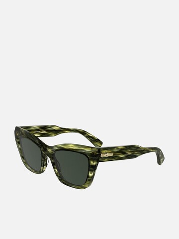 Longchamp - Gafas de sol en verde: frente