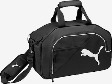 PUMA Sports Bag in Black: front