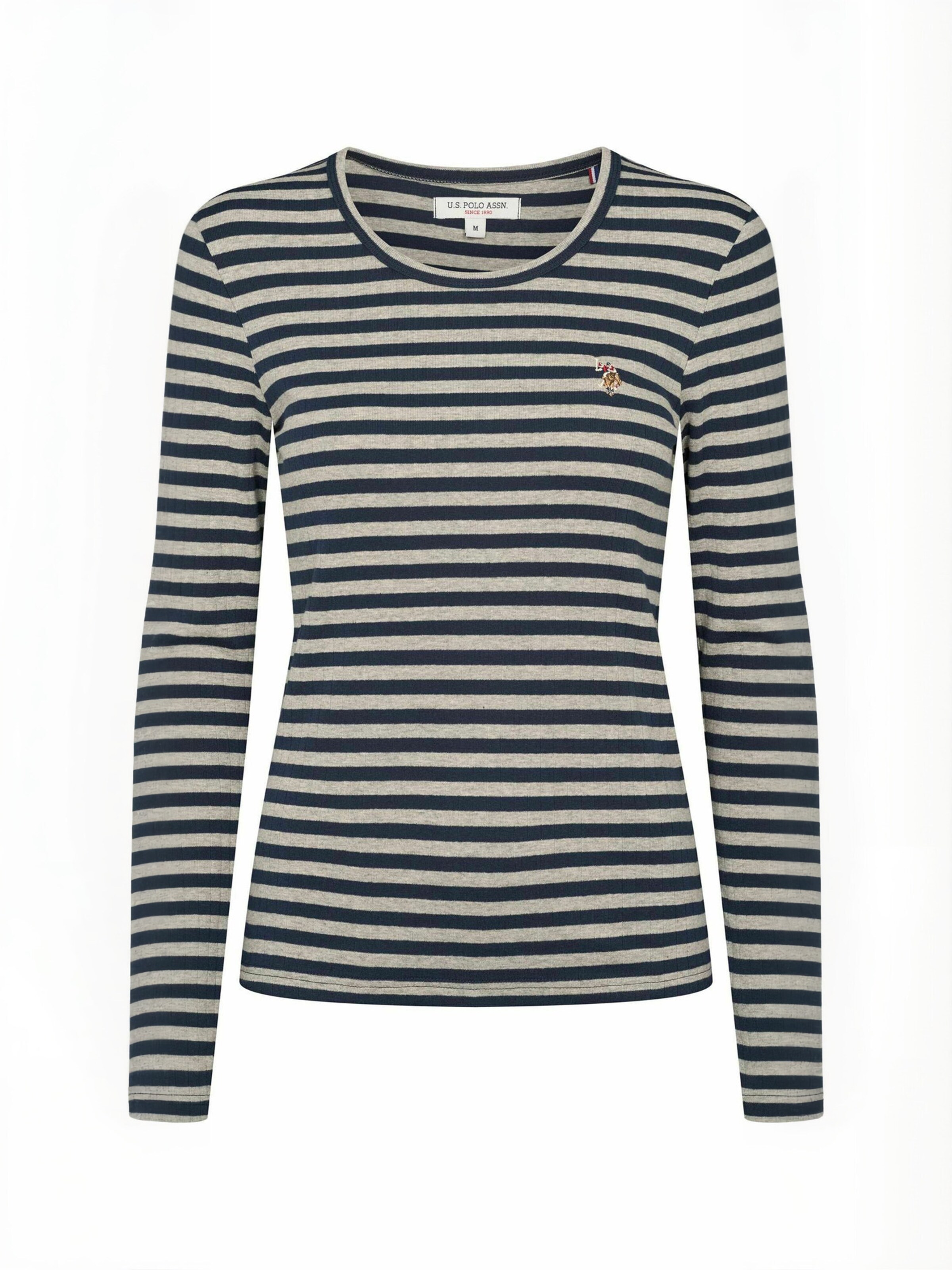 Top ' UWChanett ' de la U.S. POLO ASSN. pe gri: față
