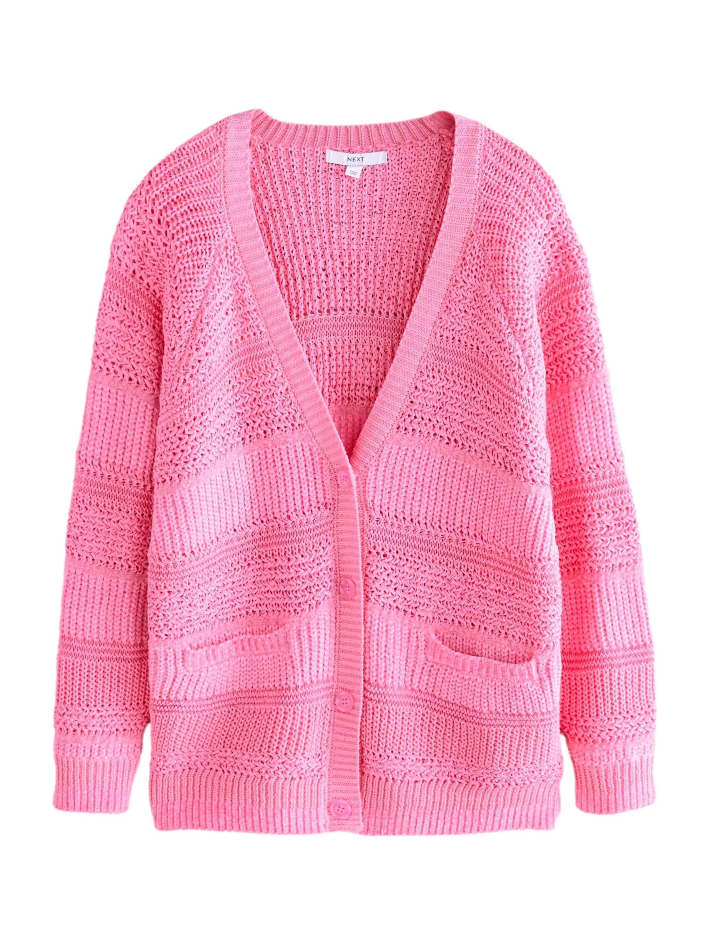 Next Kardigan w kolorze różowy: przód