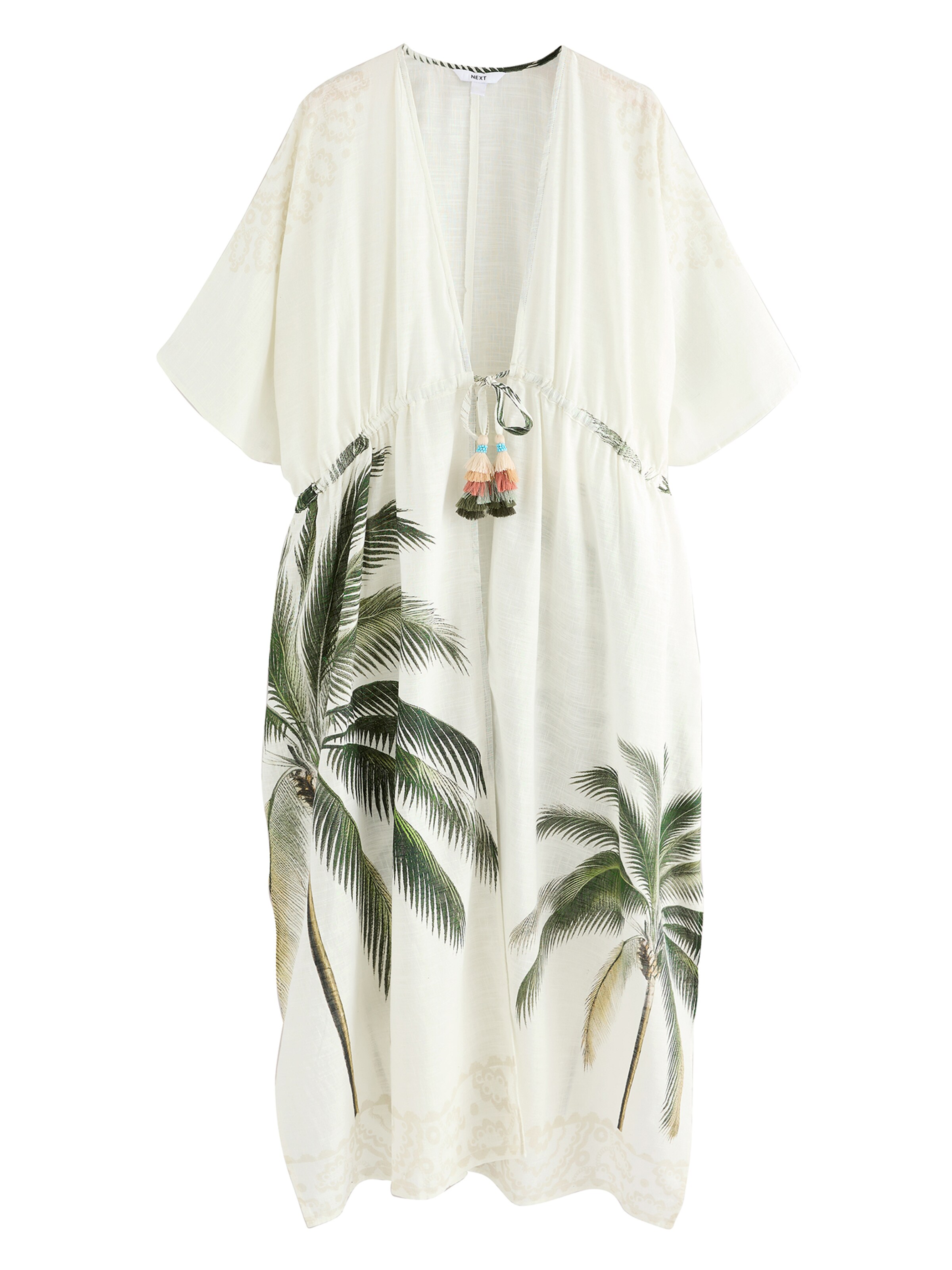 Next Kimono in Beige: Vorderseite