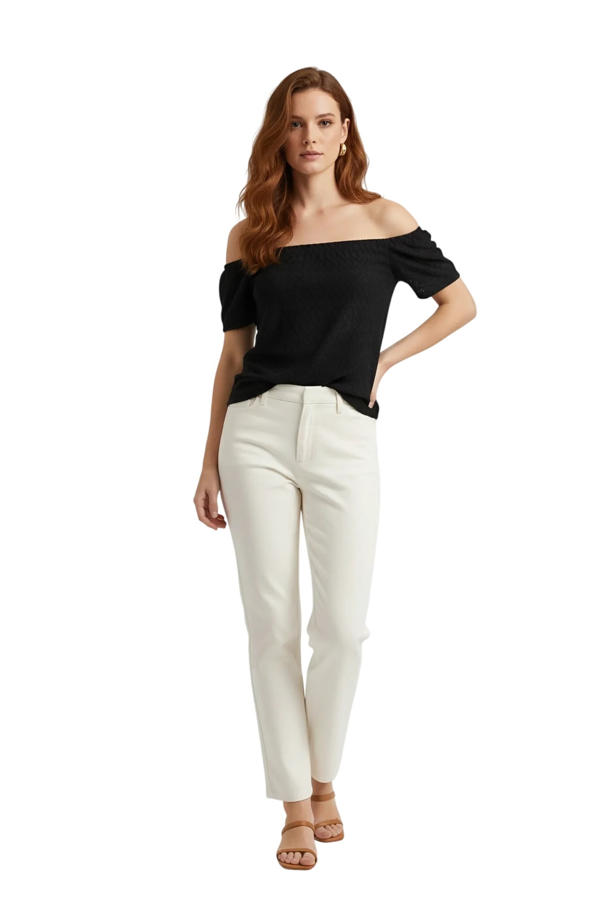 Alexa Dash Blouse in Black