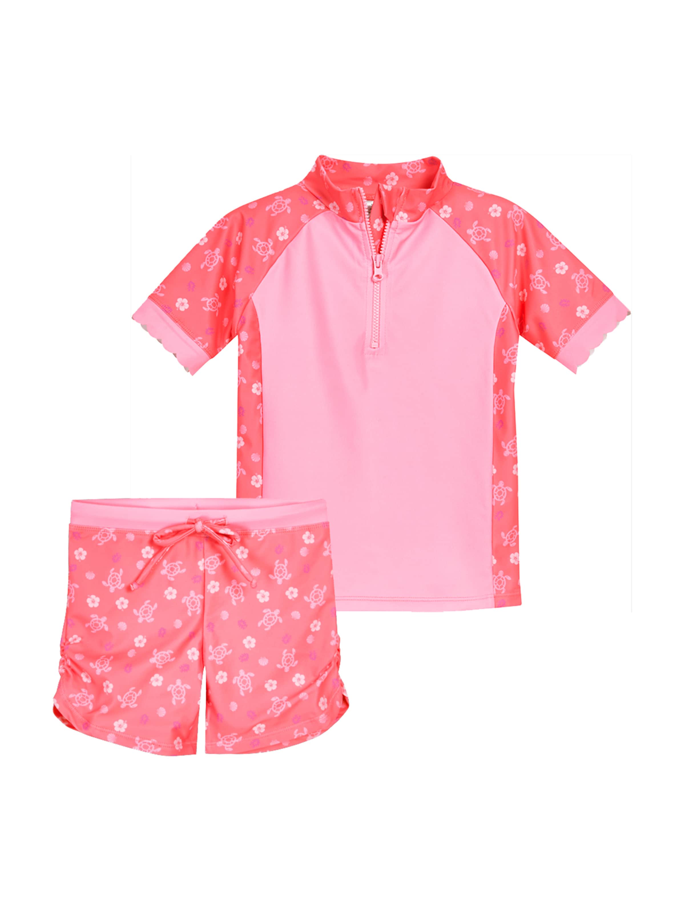 PLAYSHOES UV Protection 'Hawaii' in Pink: front