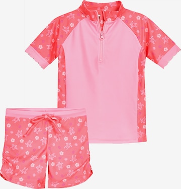 PLAYSHOES UV-bescherming 'Hawaii' in Roze: voorkant