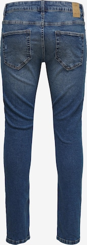 Skinny Jeans 'Loom' de la Only & Sons pe albastru