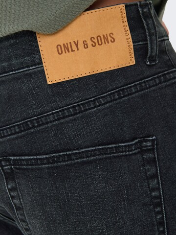 Only & Sons Regular Jeans 'ONSweft' in Zwart