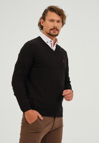 Giorgio di Mare Pullover in Schwarz