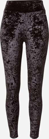 QS Skinny Leggings in Zwart: voorkant