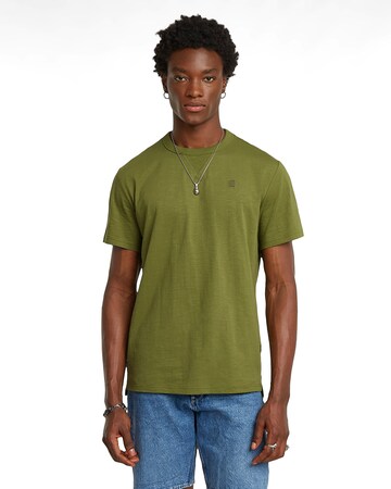 G-STAR Shirt in Groen: voorkant