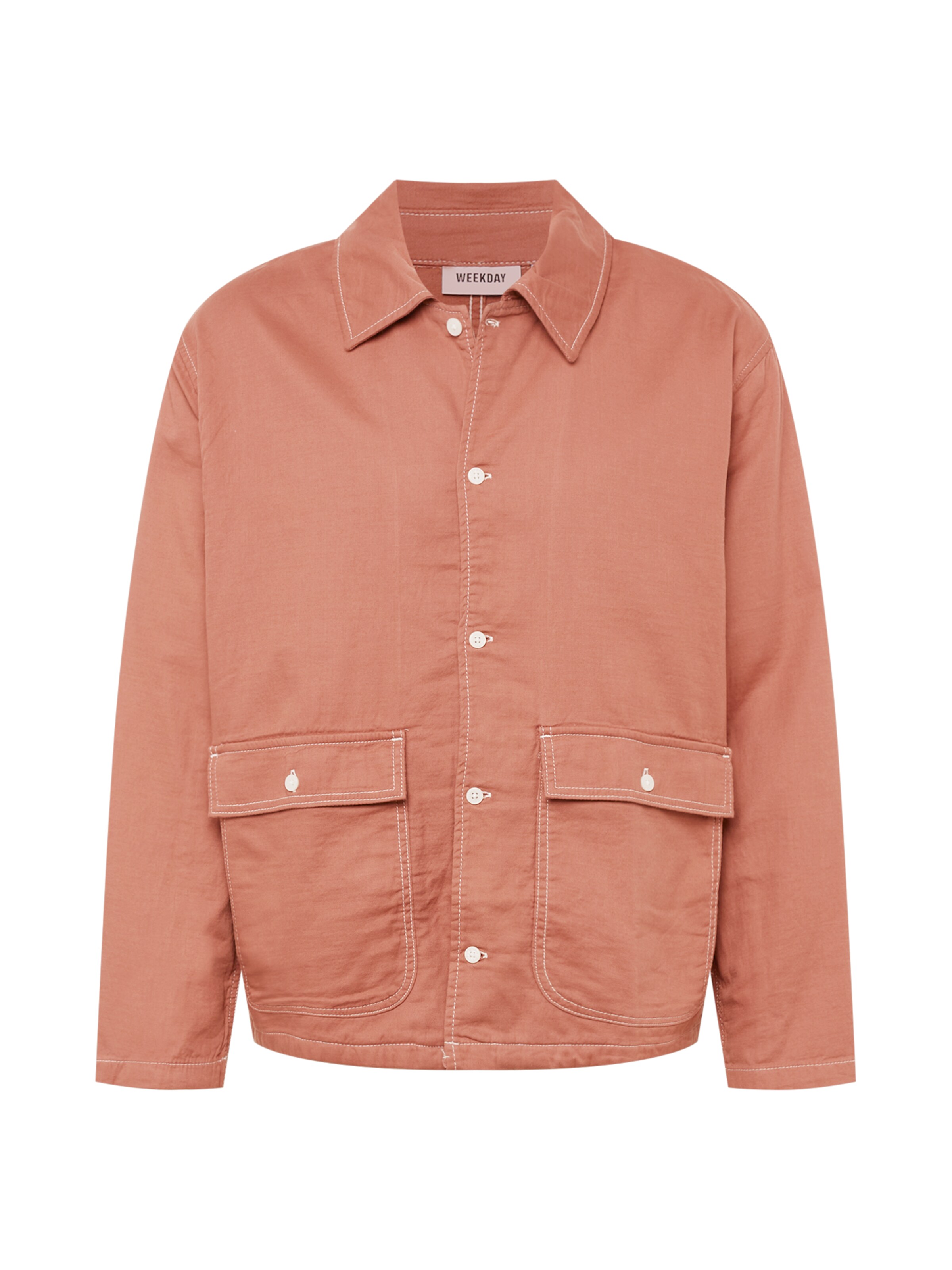 WEEKDAY - Chaqueta de entretiempo 'Lucas' en marrón: frente