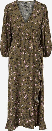 Pieces Maternity Kleid 'Harmony' in oliv / mischfarben, Produktansicht