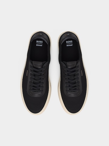 BOSS Rövid szárú sportcipők 'Kieran Tenn' - fekete