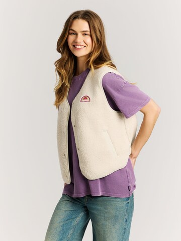 PROTEST Vest 'PRTFranny' in White: front