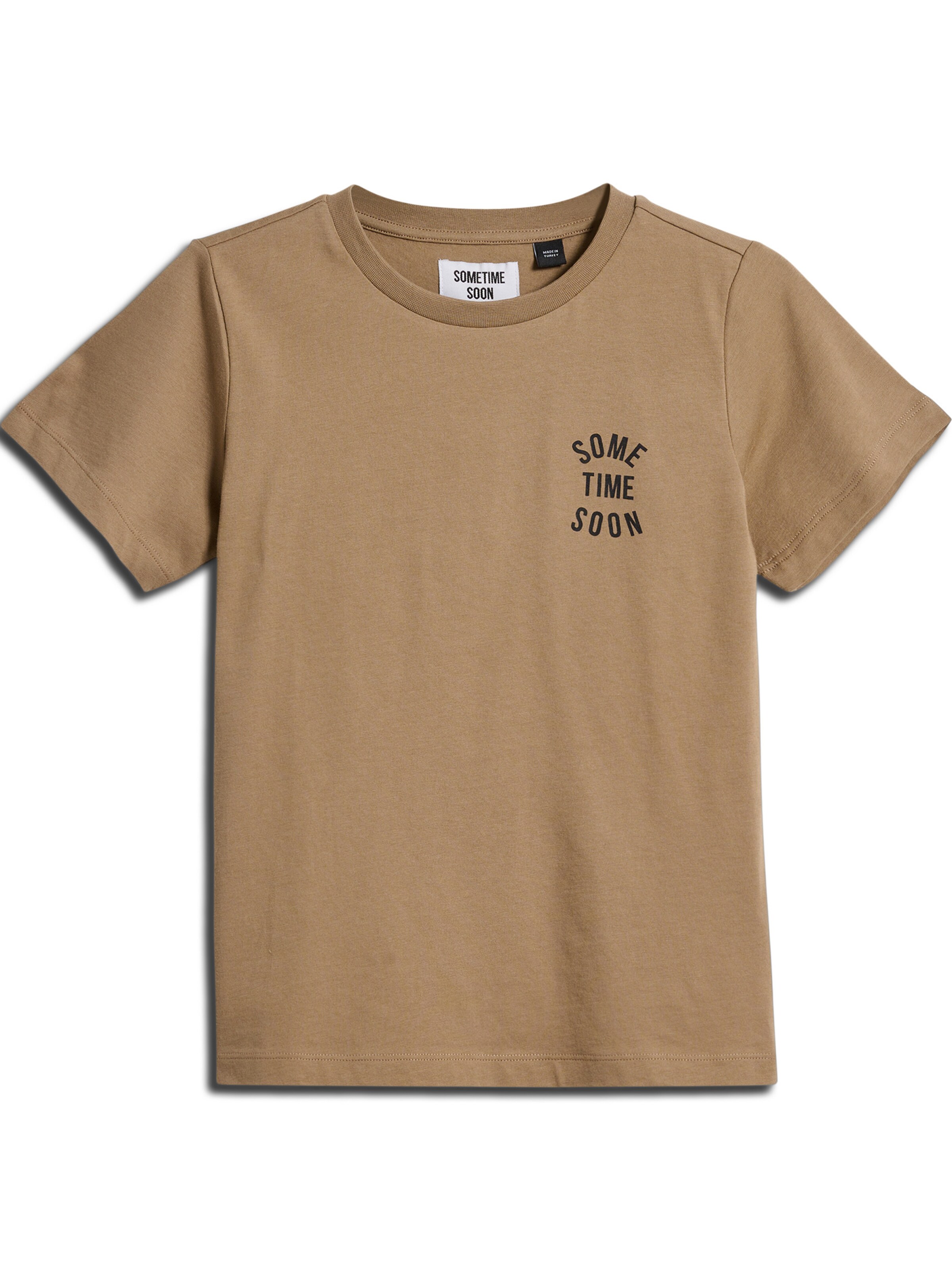 SOMETIME SOON Shirts 'Revolution' i brun: forside