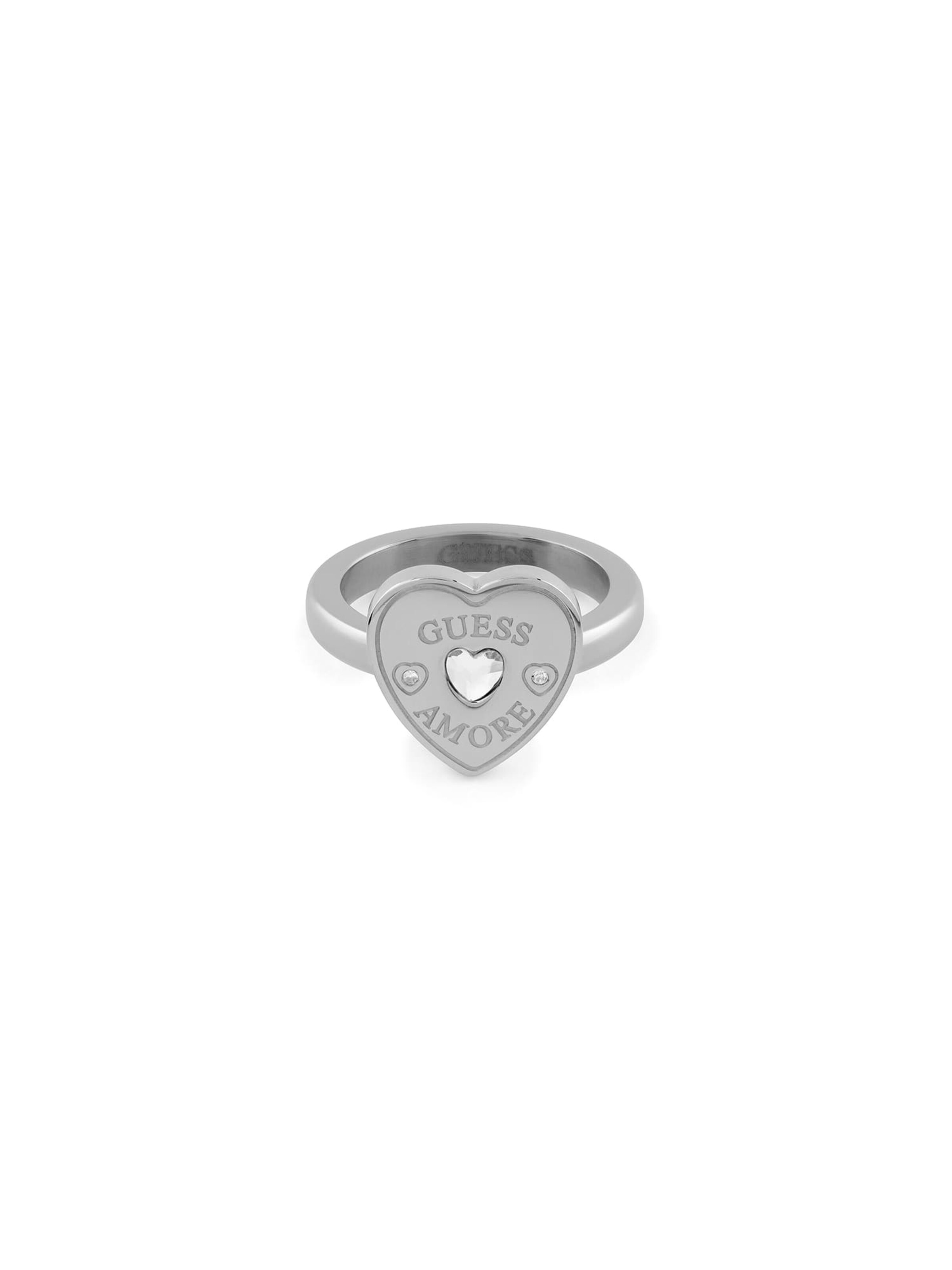 GUESS Ring 'Amore' in Silber: Vorderseite
