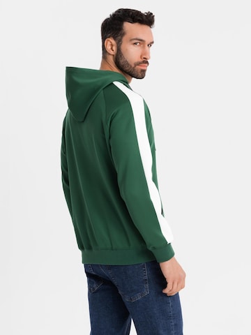 Ombre Sweatjacka i grön